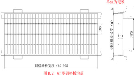 GT 型鋼格板溝蓋 GT 型鋼格板溝蓋